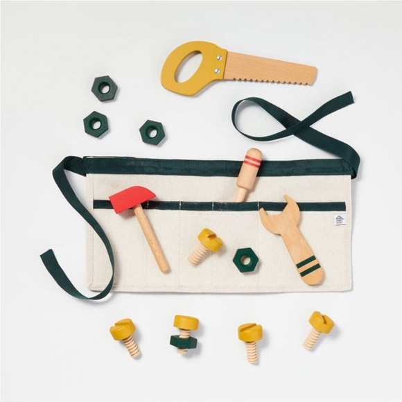 NEW Hearth & Hand with Magnolia Toy Utility Belt & Tools - Picture 1 of 3
